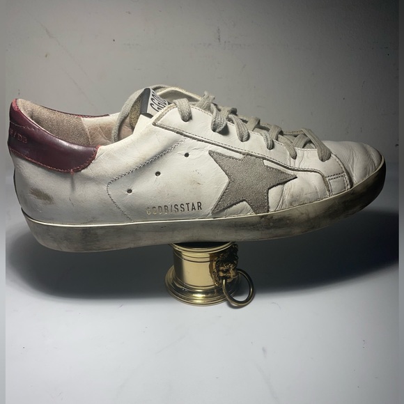 GOLDEN GOOSE súper star white Cherry sz 39 - Picture 4 of 15